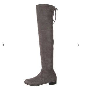 Stuart Weitzman Tieland Suede Grey Boots Size 7